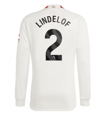 Manchester United Victor Lindelof #2 Koszulka Trzecich 2023-24 Długi Rękaw